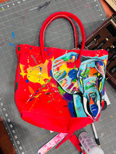 Load image into Gallery viewer, Red Elephant Jay Z bag-Alexander Boyce Studios