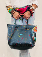 Load image into Gallery viewer, The Jay Z bag Metallic Navy-Alexander Boyce Studios