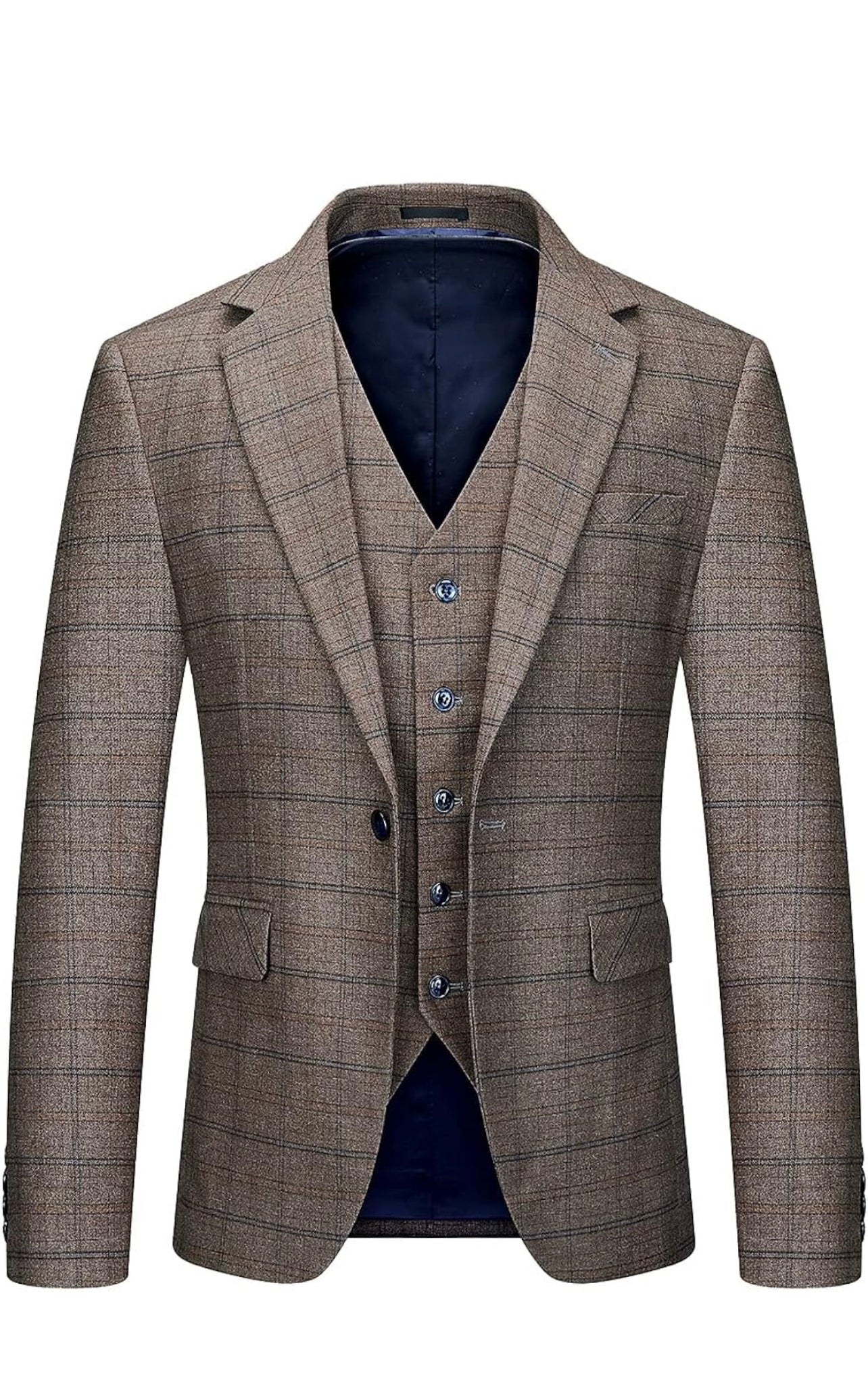 The Brown 3 piece suit-Alexander Boyce Studios
