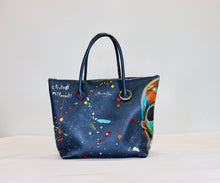 Load image into Gallery viewer, The Jay Z bag Metallic Navy-Alexander Boyce Studios