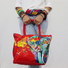 Load image into Gallery viewer, Red Elephant Jay Z bag-Alexander Boyce Studios