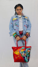 Load image into Gallery viewer, Red Elephant Jay Z bag-Alexander Boyce Studios