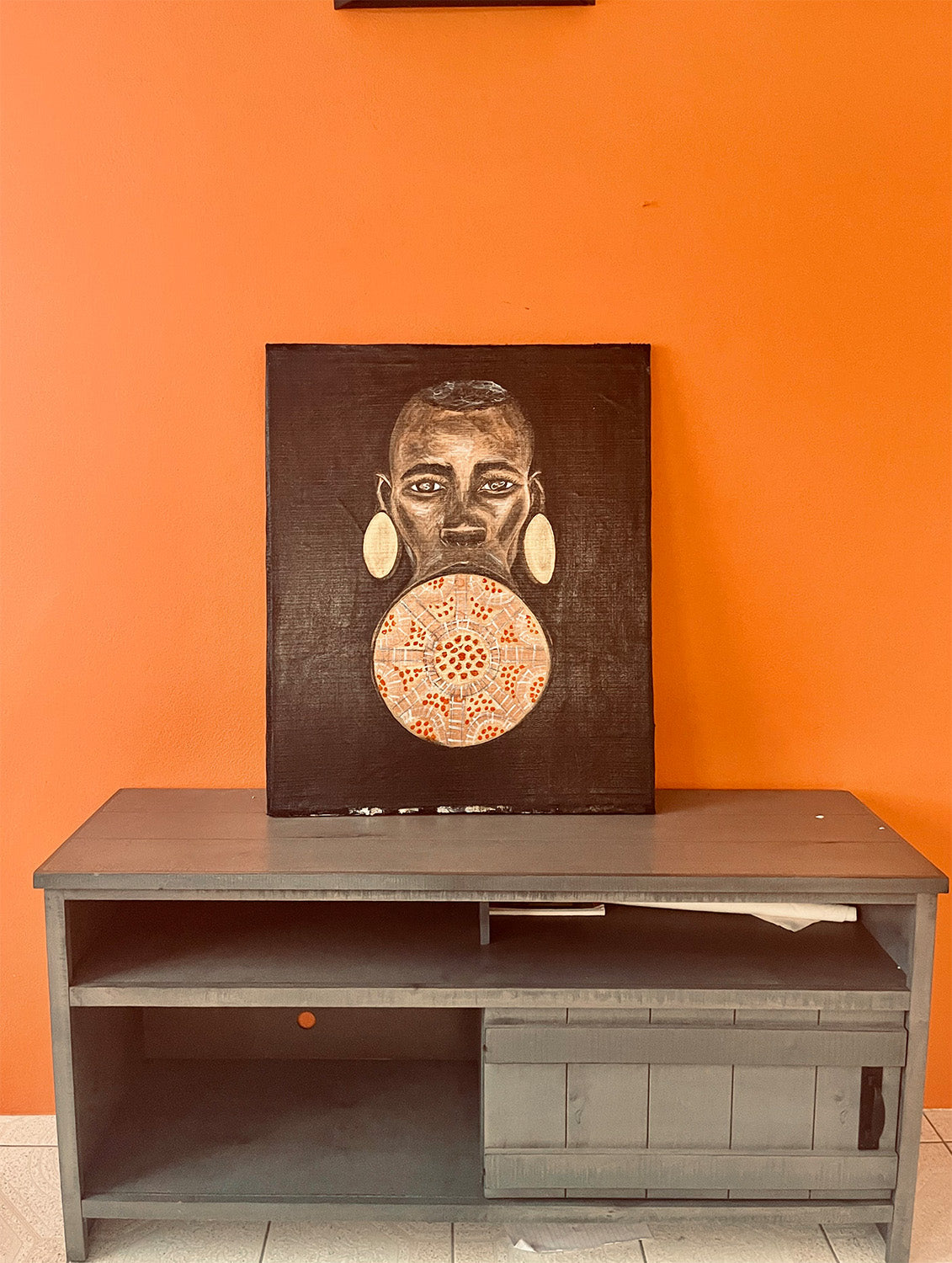 Mursi Queen Painting-Alexander Boyce Studios