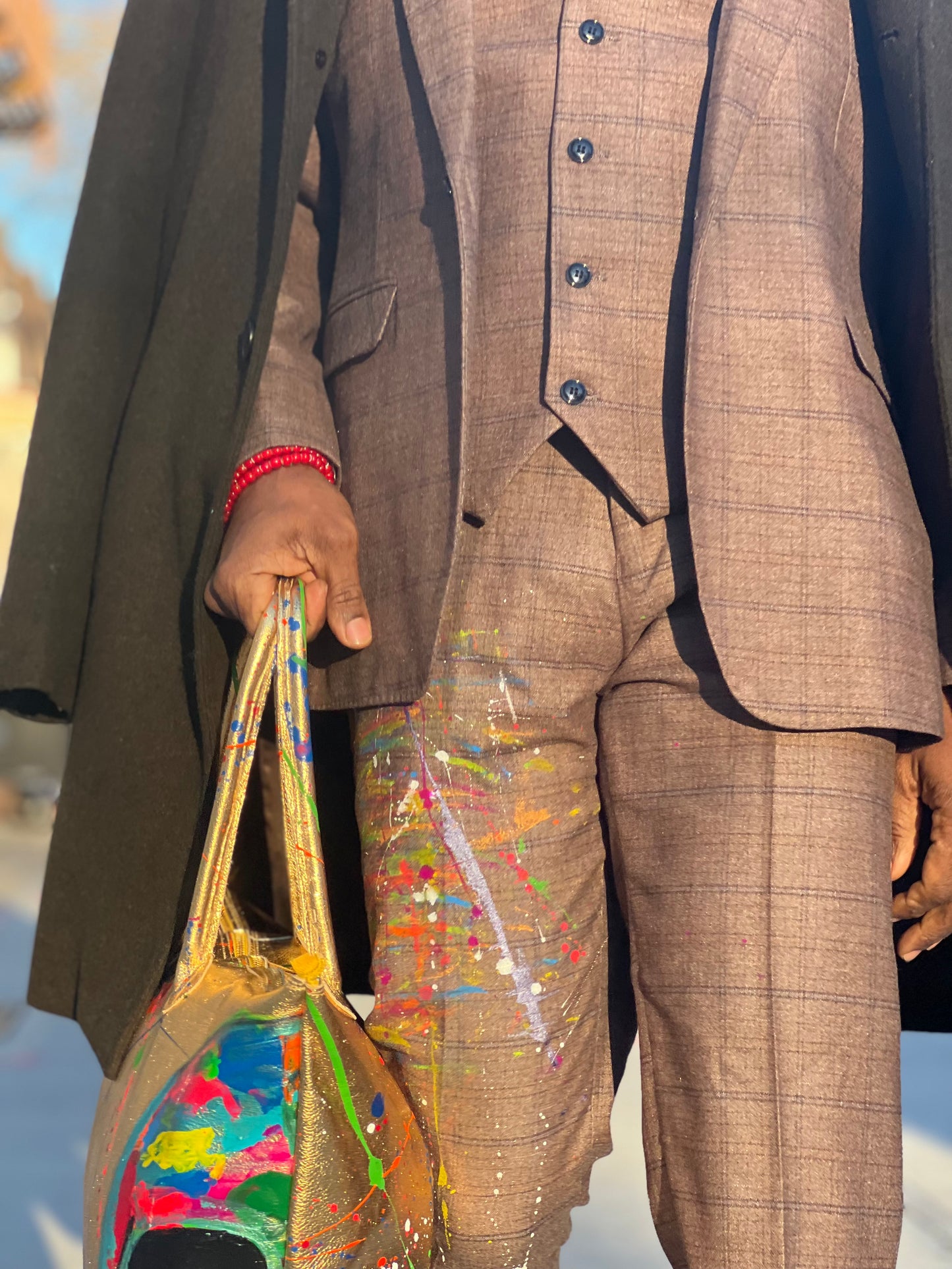 The Brown 3 piece suit-Alexander Boyce Studios