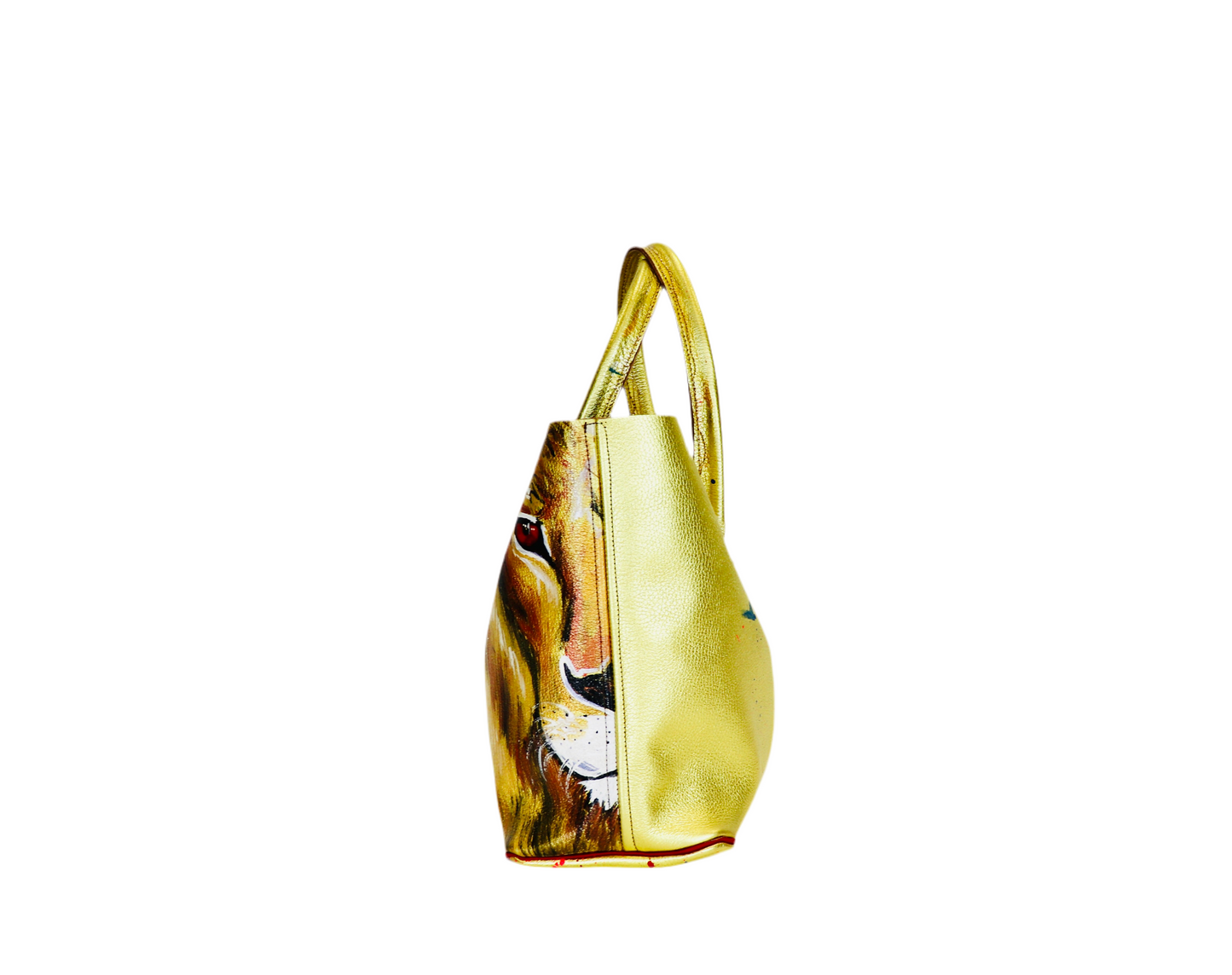 Golden Lion Bucket Tote