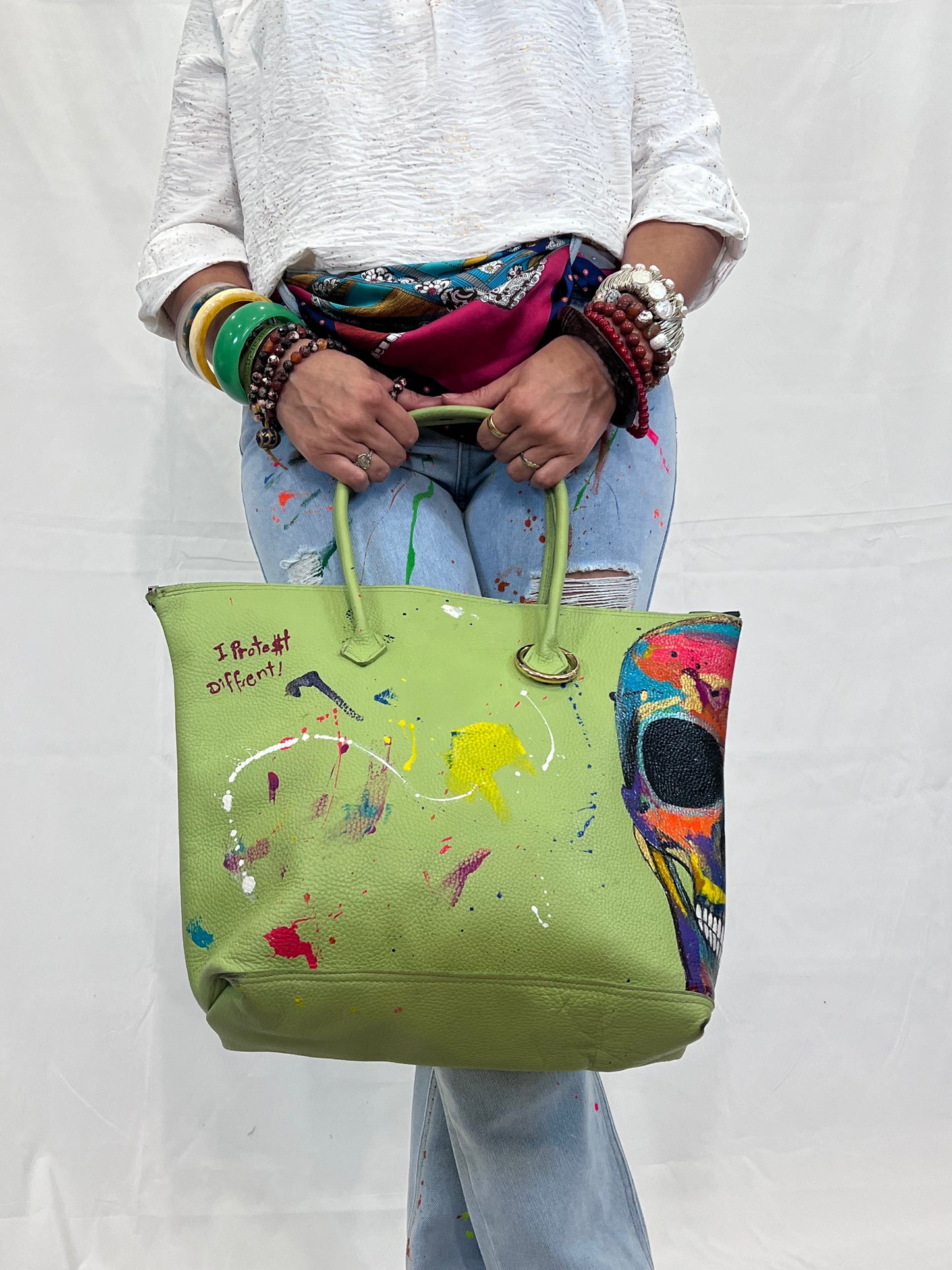 The Jay Z bag Pistachio-Alexander Boyce Studios