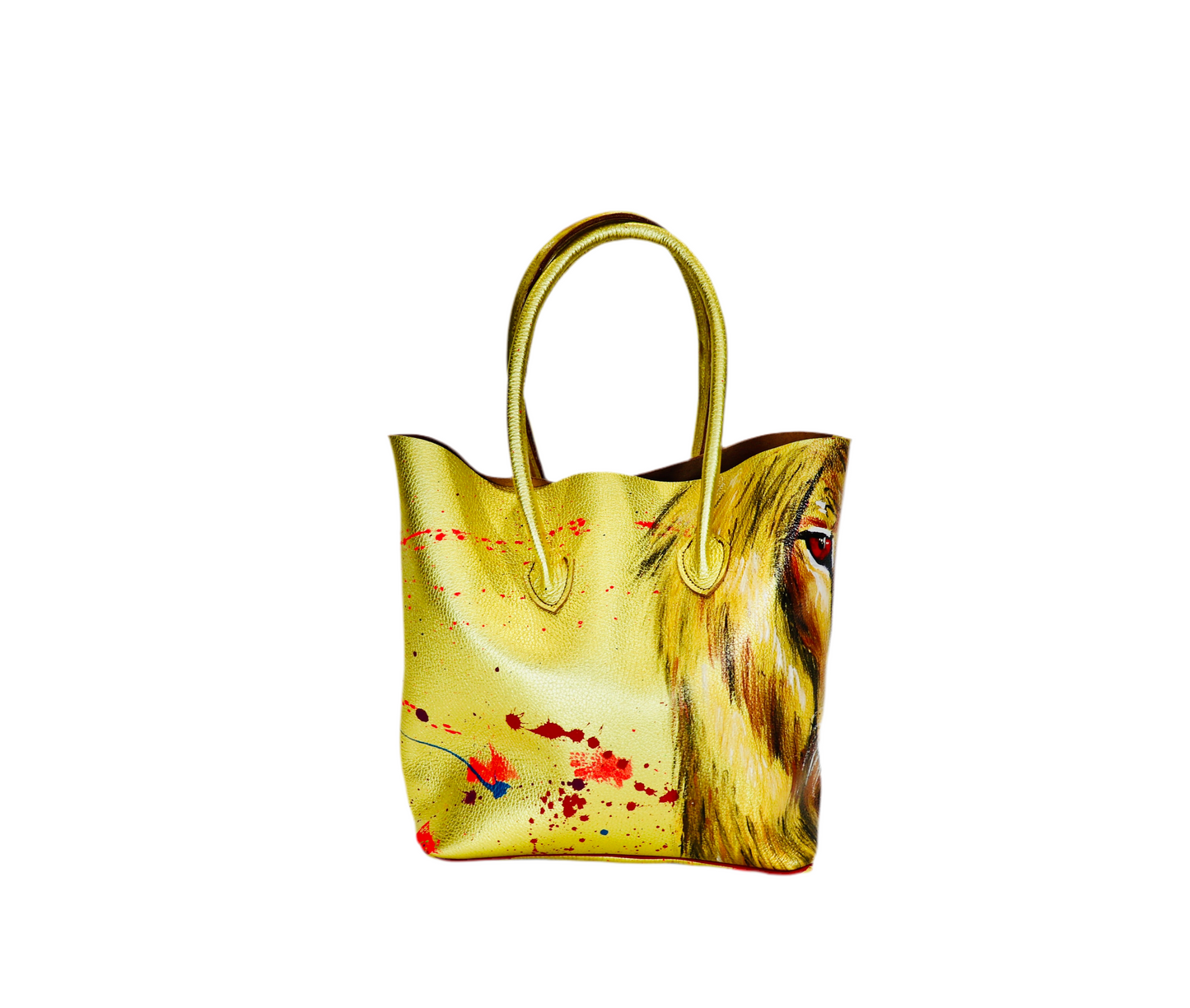 Golden Lion Bucket Tote