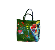 Load image into Gallery viewer, The Green Elephant Bucket Tote
