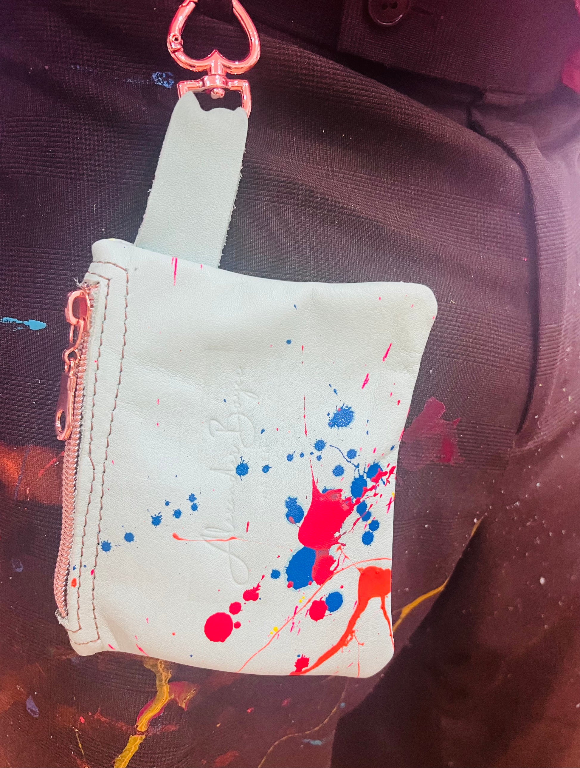 Turquoise Coin purse-Alexander Boyce Studios