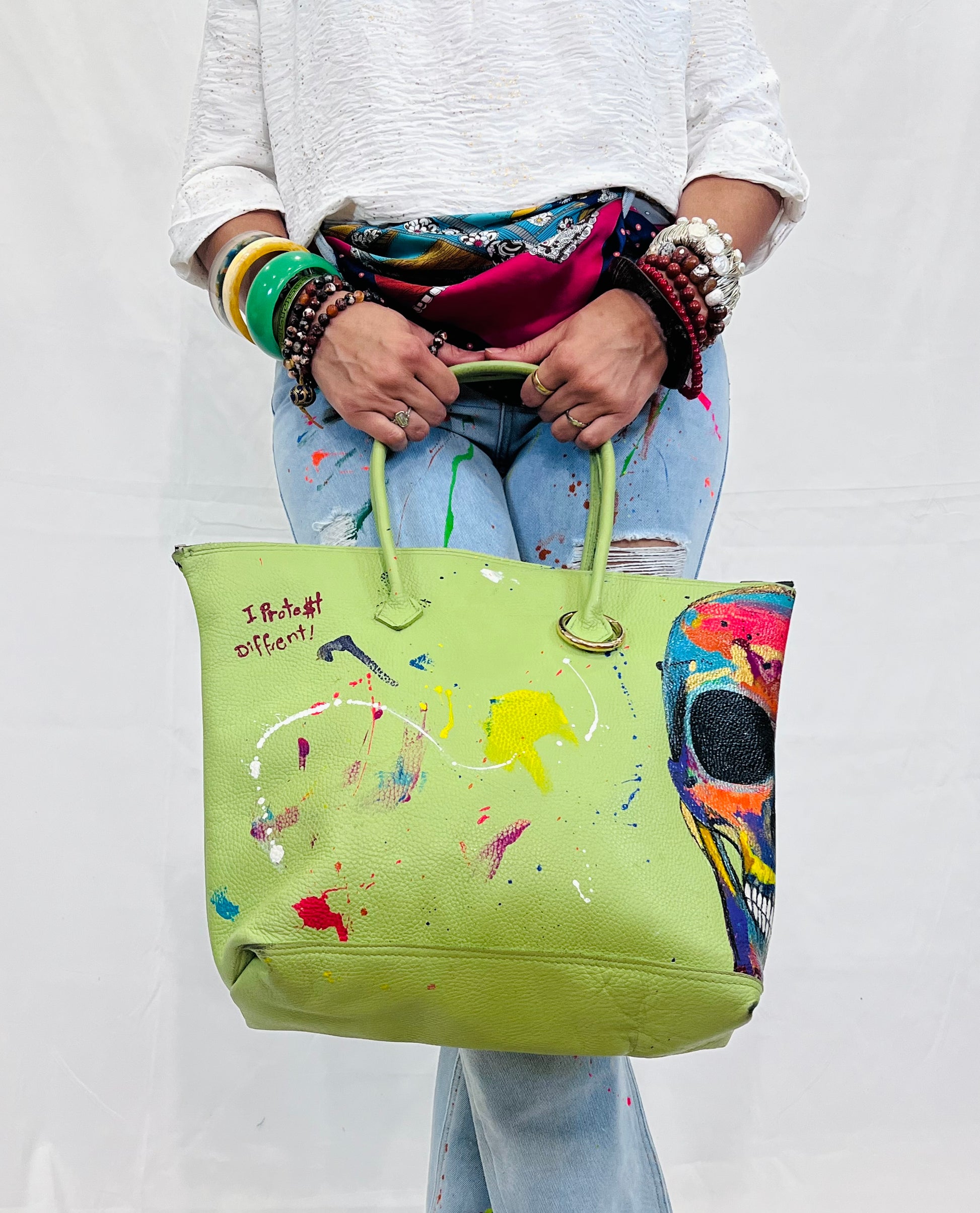 The Jay Z bag Pistachio-Alexander Boyce Studios