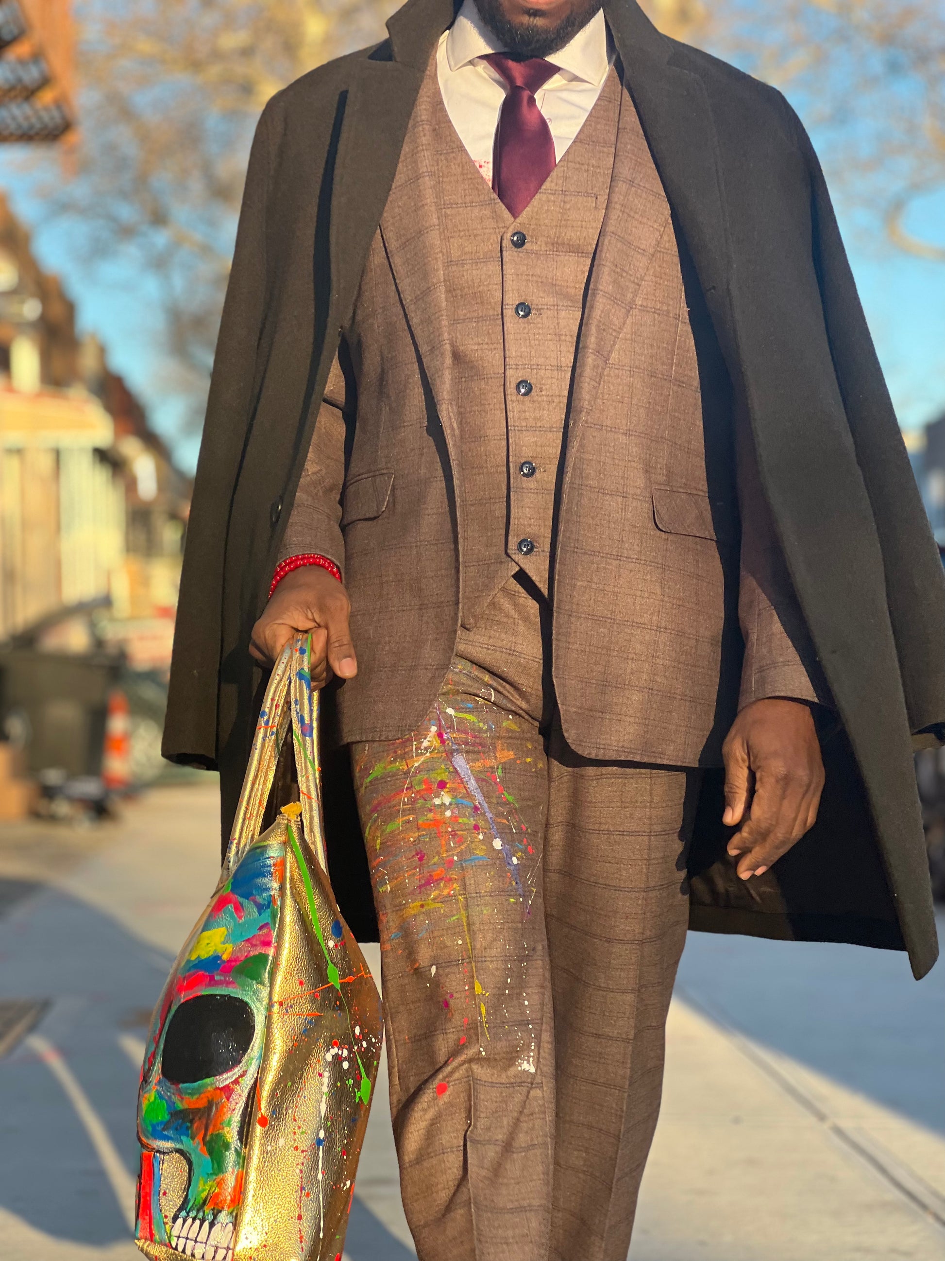 The Brown 3 piece suit-Alexander Boyce Studios