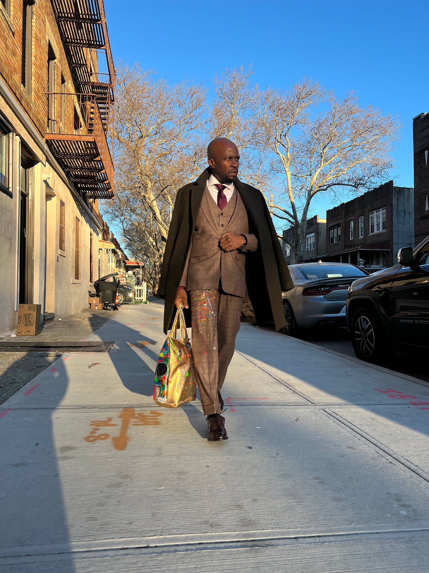 The Brown 3 piece suit-Alexander Boyce Studios