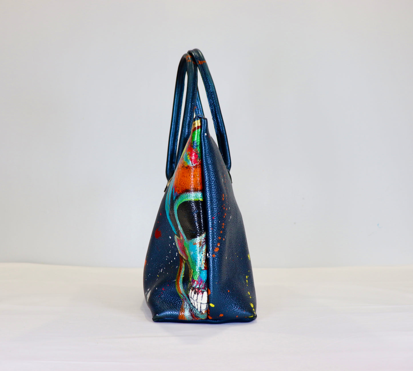 The Jay Z bag Metallic Navy-Alexander Boyce Studios