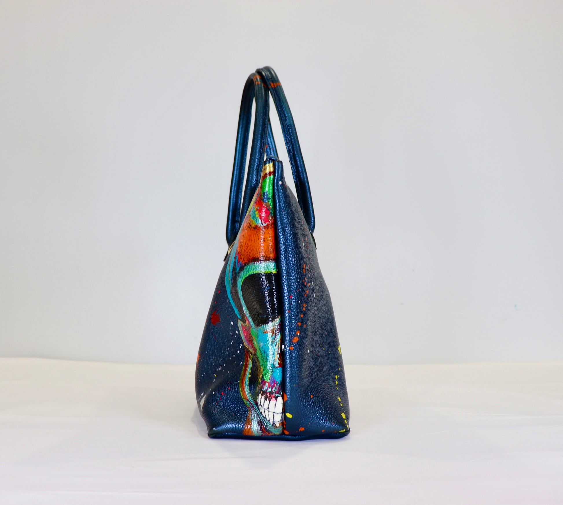 The Jay Z bag Metallic Navy-Alexander Boyce Studios