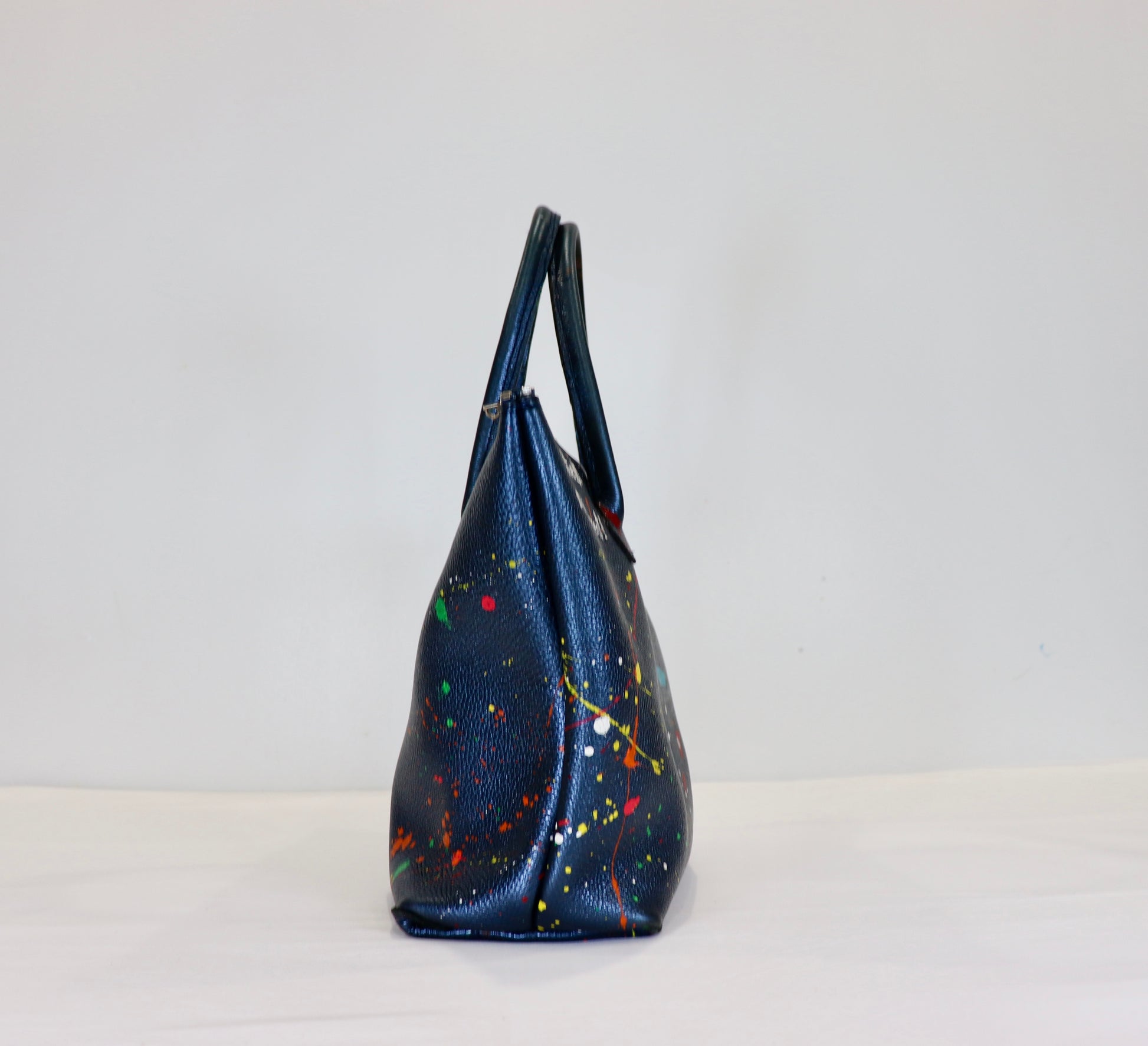 The Jay Z bag Metallic Navy-Alexander Boyce Studios