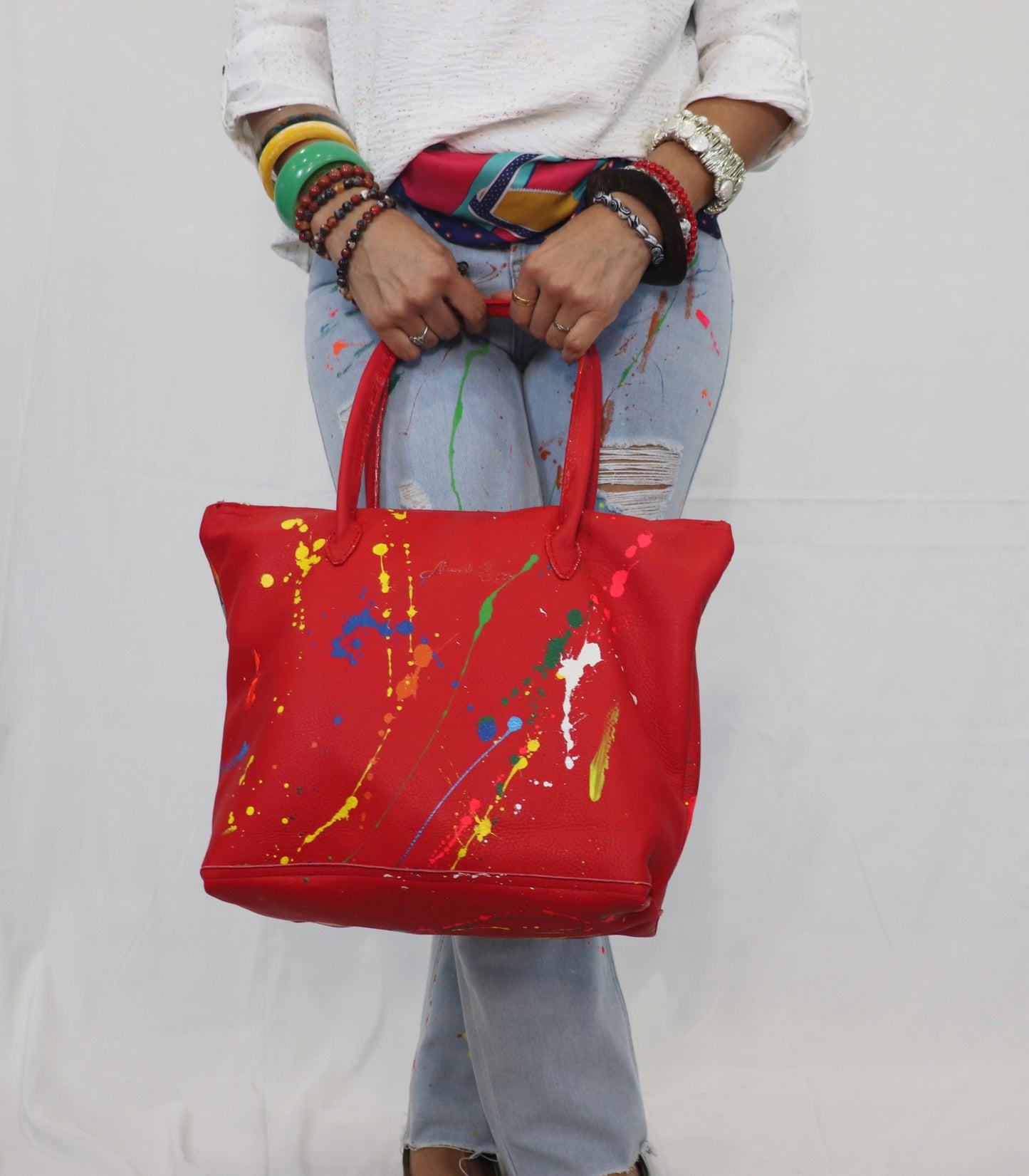 Red Elephant Jay Z bag-Alexander Boyce Studios
