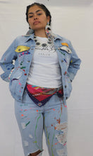 Load image into Gallery viewer, Painted denim jacket