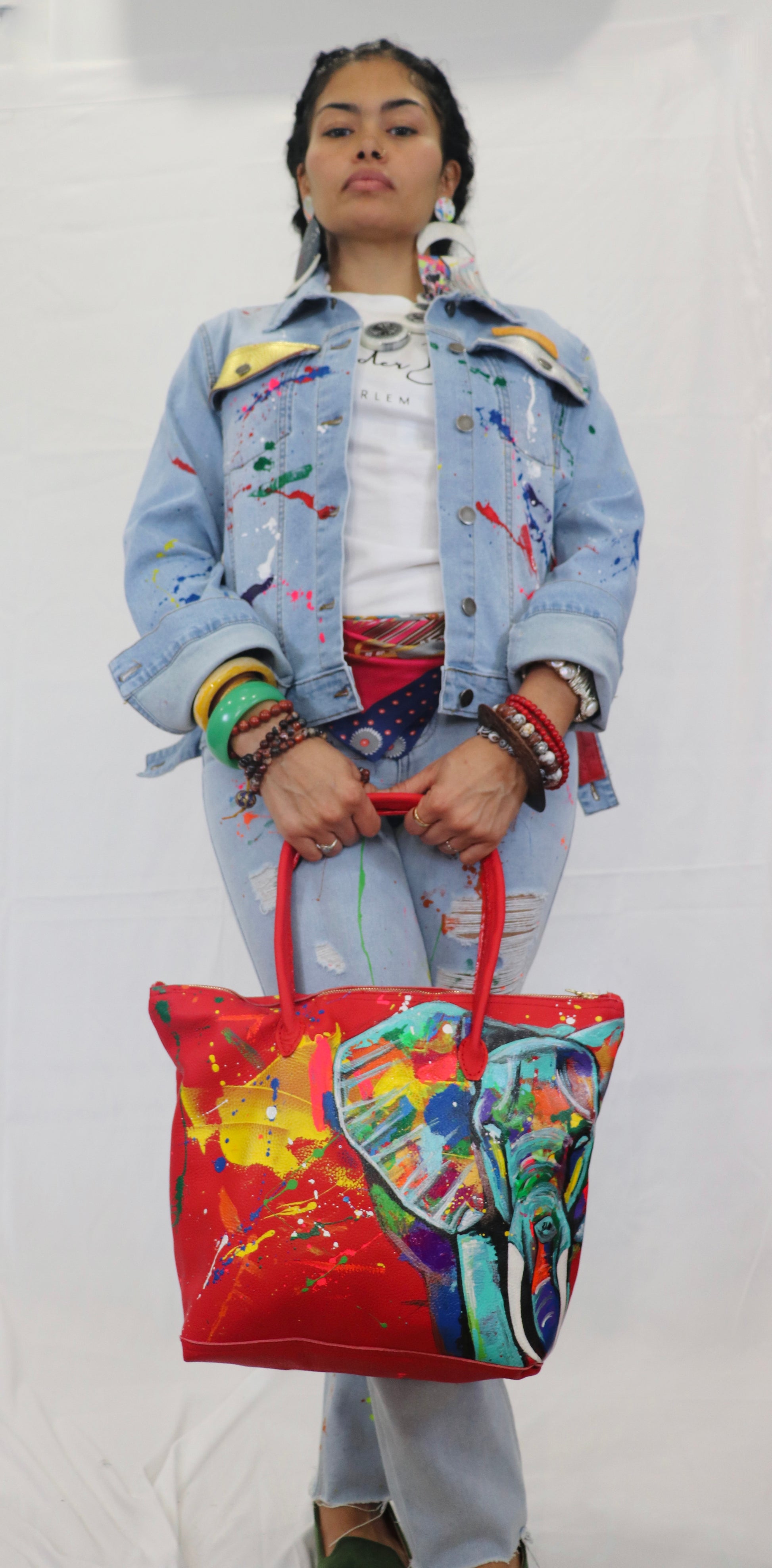 Red Elephant Jay Z bag-Alexander Boyce Studios