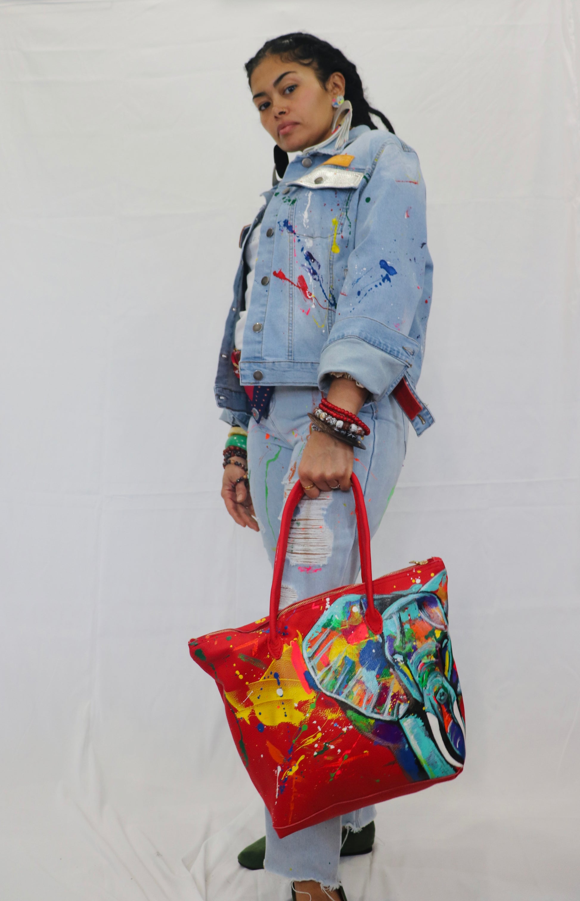 Red Elephant Jay Z bag-Alexander Boyce Studios