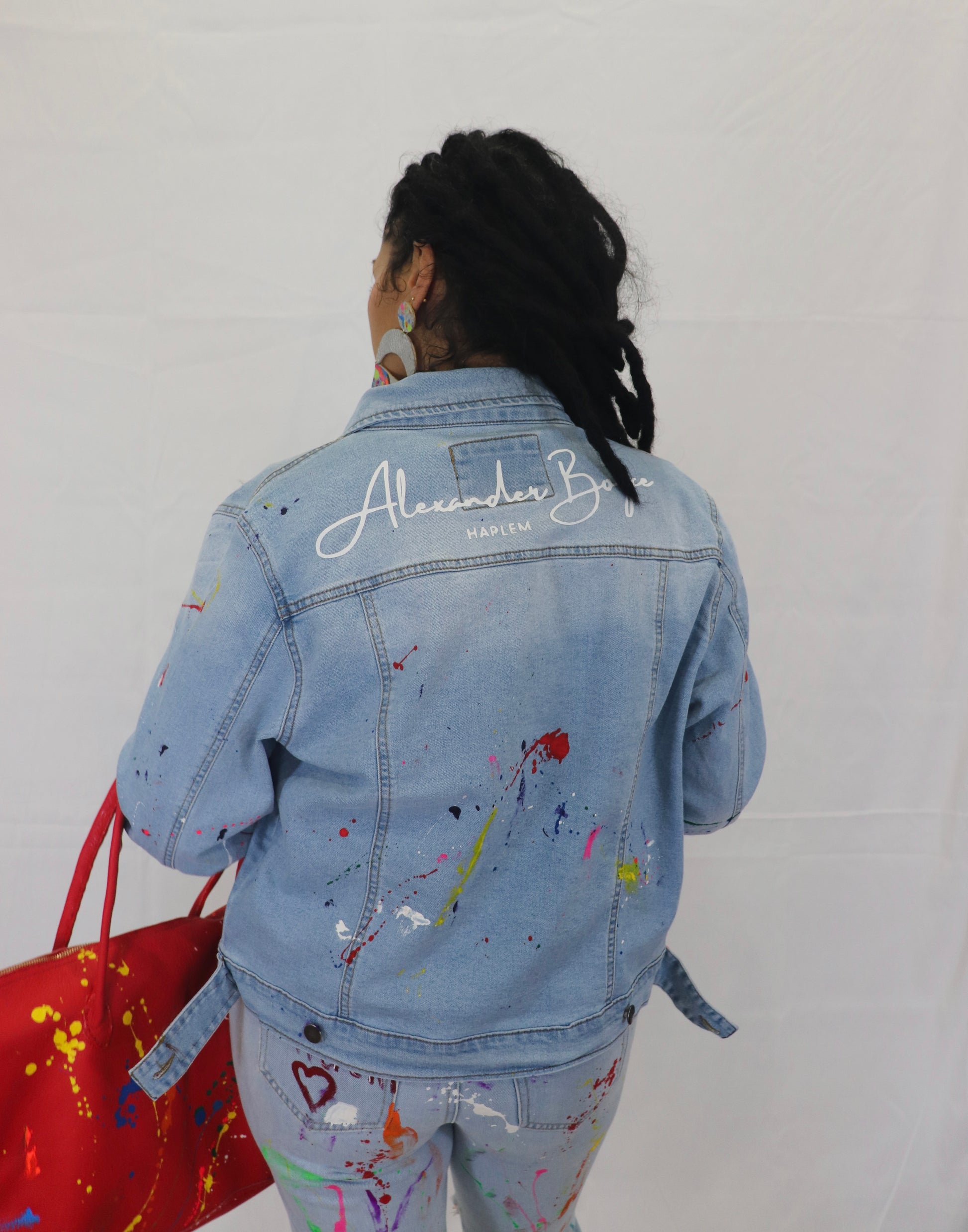 Painted Denim Jacket-Alexander Boyce Studios