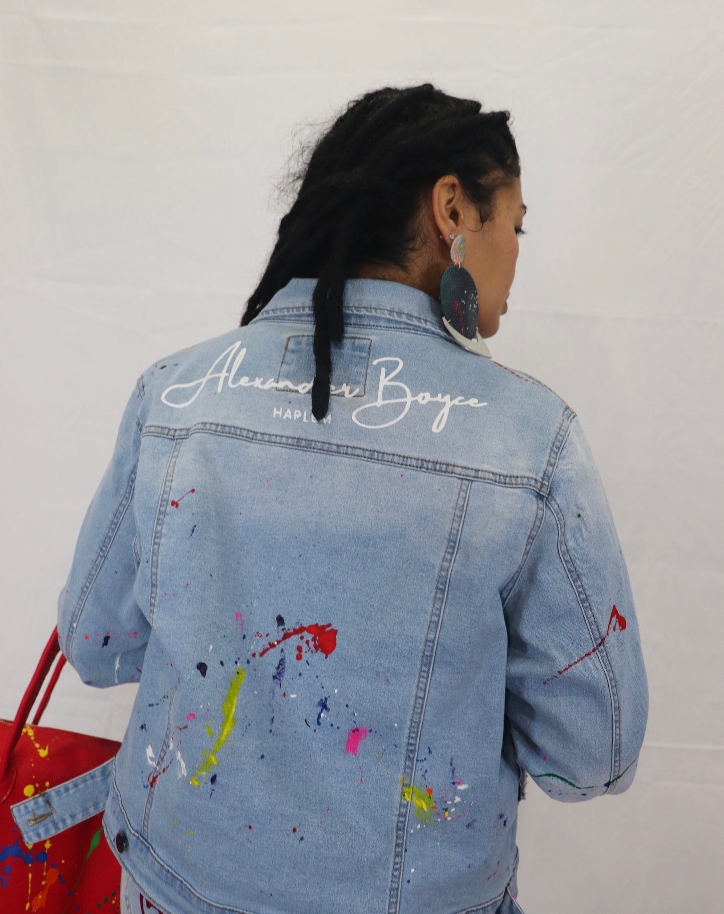 Painted Denim Jacket-Alexander Boyce Studios