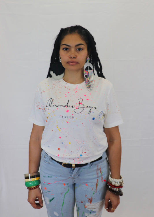 Splash Painted Logo T shirt-Alexander Boyce Studios