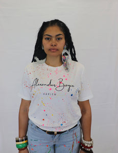 Splash Painted Logo T shirt-Alexander Boyce Studios
