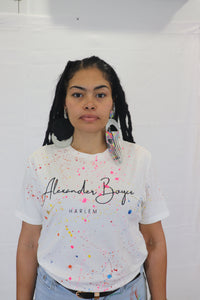 Splash Painted Logo T shirt-Alexander Boyce Studios