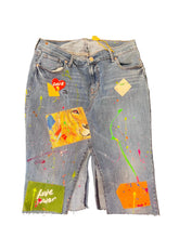 Load image into Gallery viewer, Lion Demin skirt