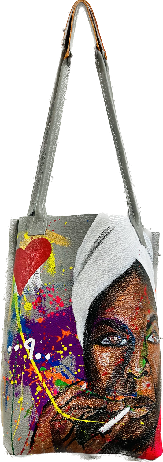 Ms Simone Leather Tote-Alexander Boyce Studios