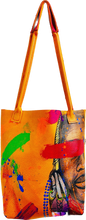 Load image into Gallery viewer, Beauty Hand Painted Leather Tote