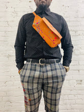 Load image into Gallery viewer, Sac Poche Orange leather