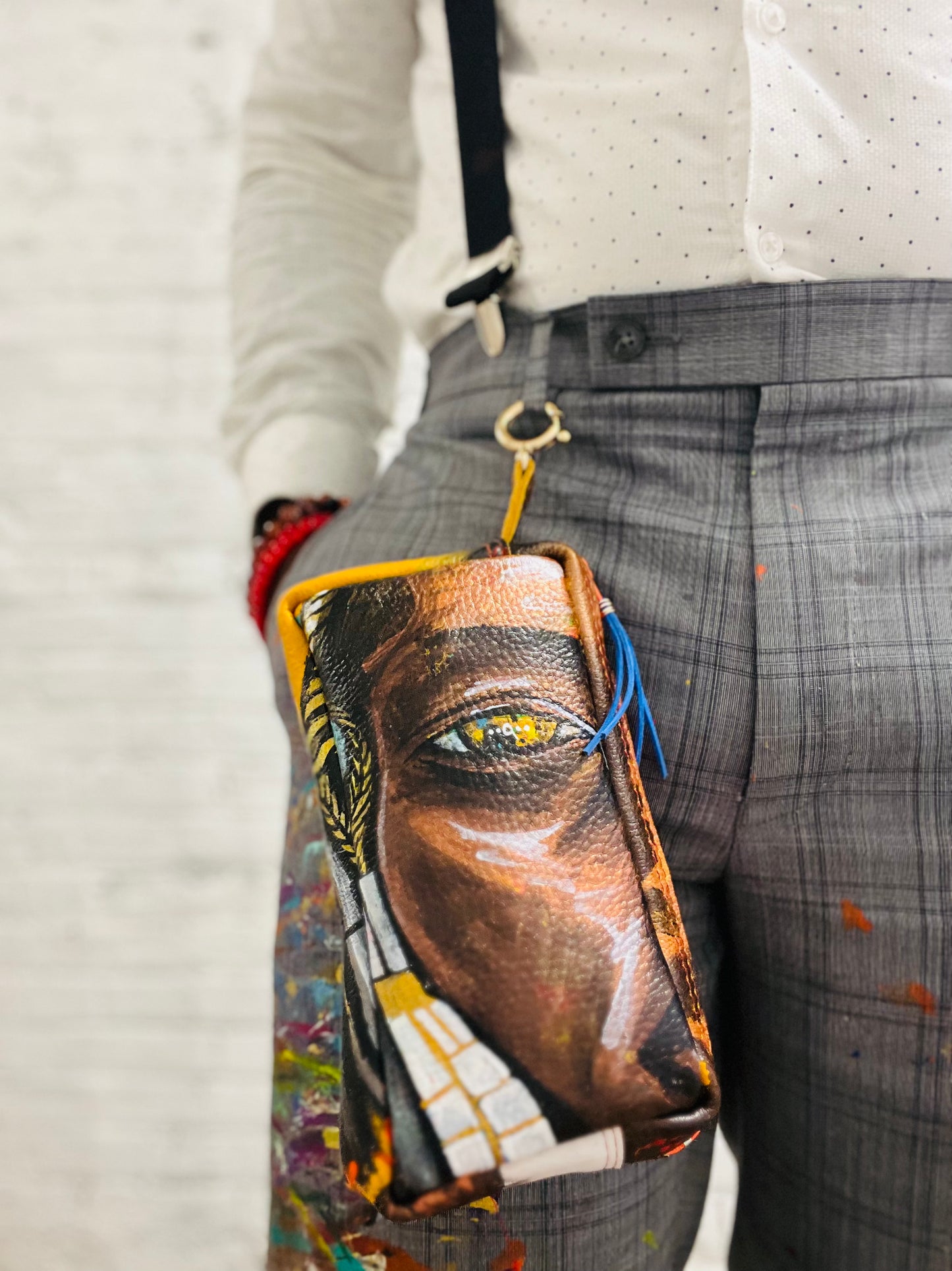 The Mursi phone bag-Alexander Boyce Studios