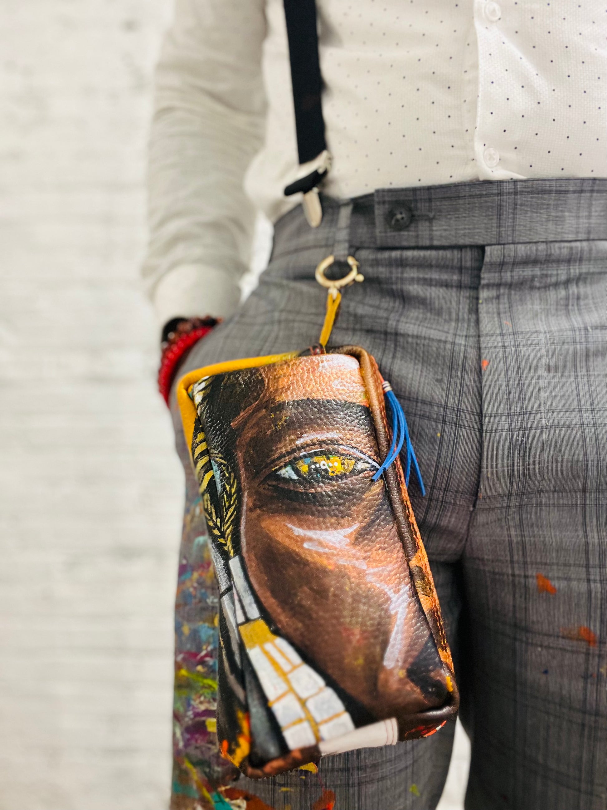The Mursi phone bag-Alexander Boyce Studios