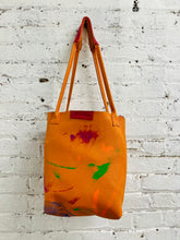 Load image into Gallery viewer, Beauty Hand Painted Leather Tote