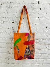 Load image into Gallery viewer, Beauty Hand Painted Leather Tote