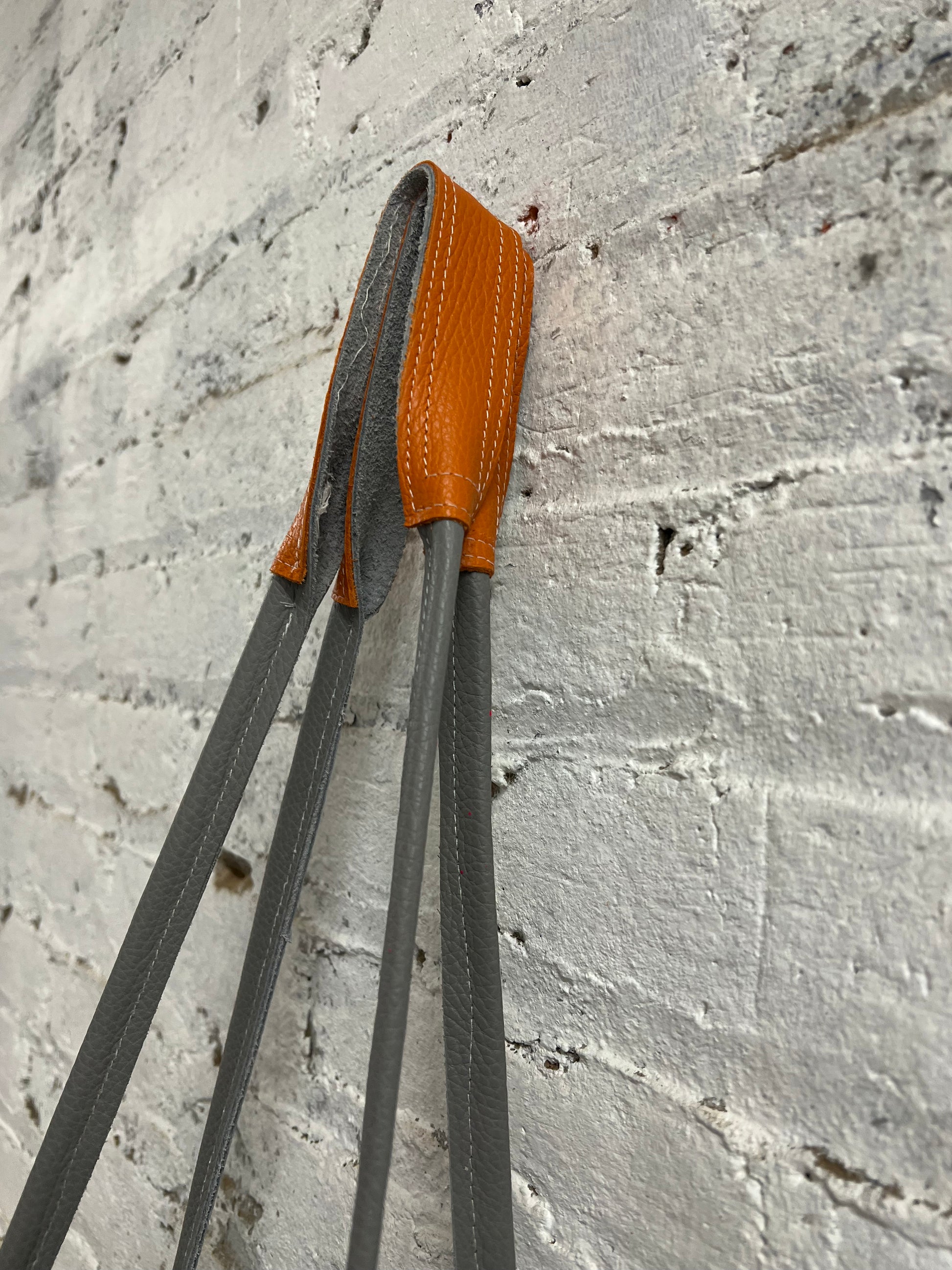 Mr Baldwin Handmade/ Painted leather tote-Alexander Boyce Studios