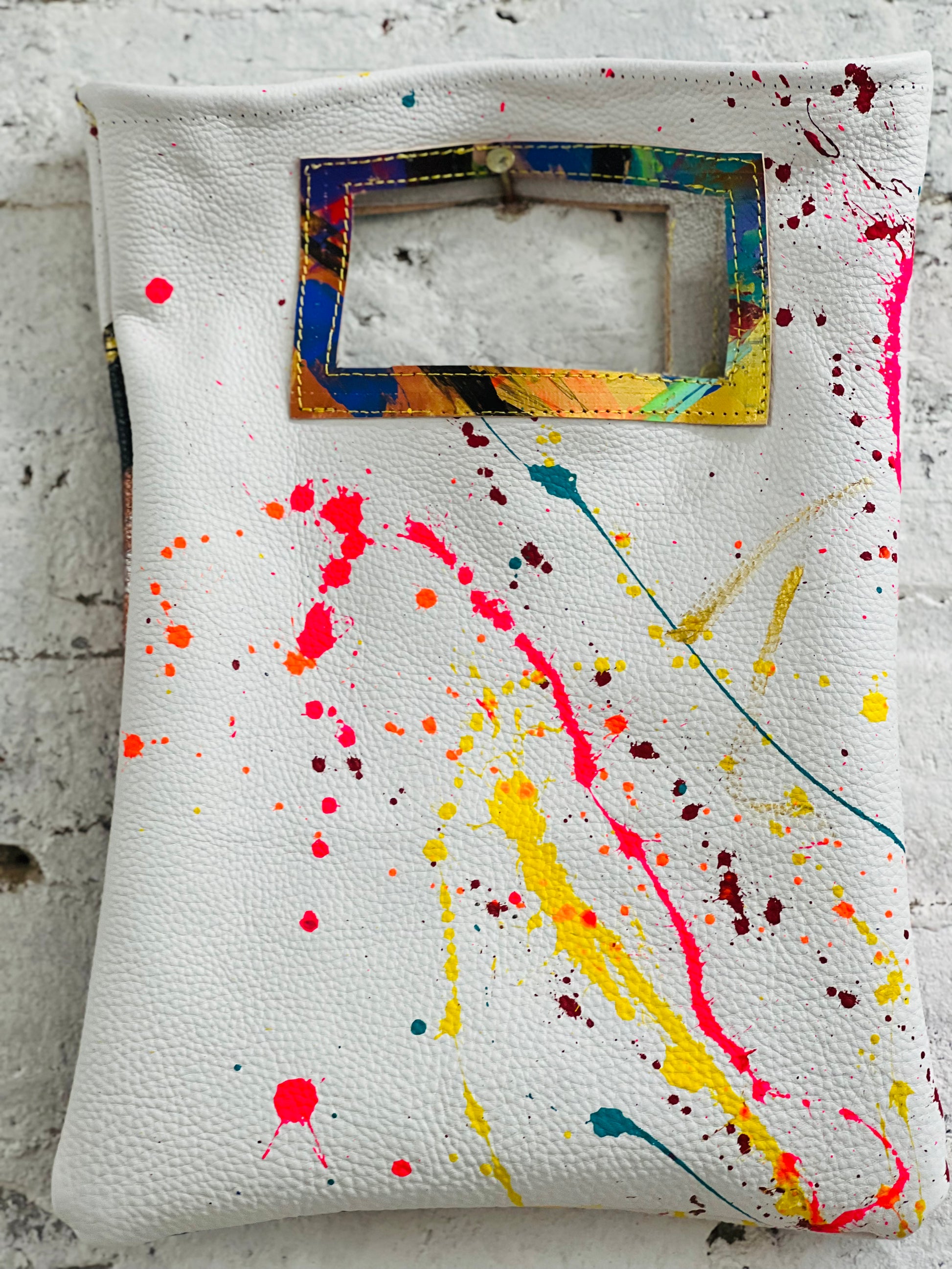 The Mun leather hand bag-Alexander Boyce Studios