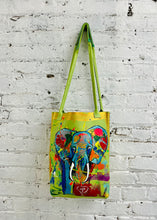 Load image into Gallery viewer, Pistachio Elephant handmade Leather tote