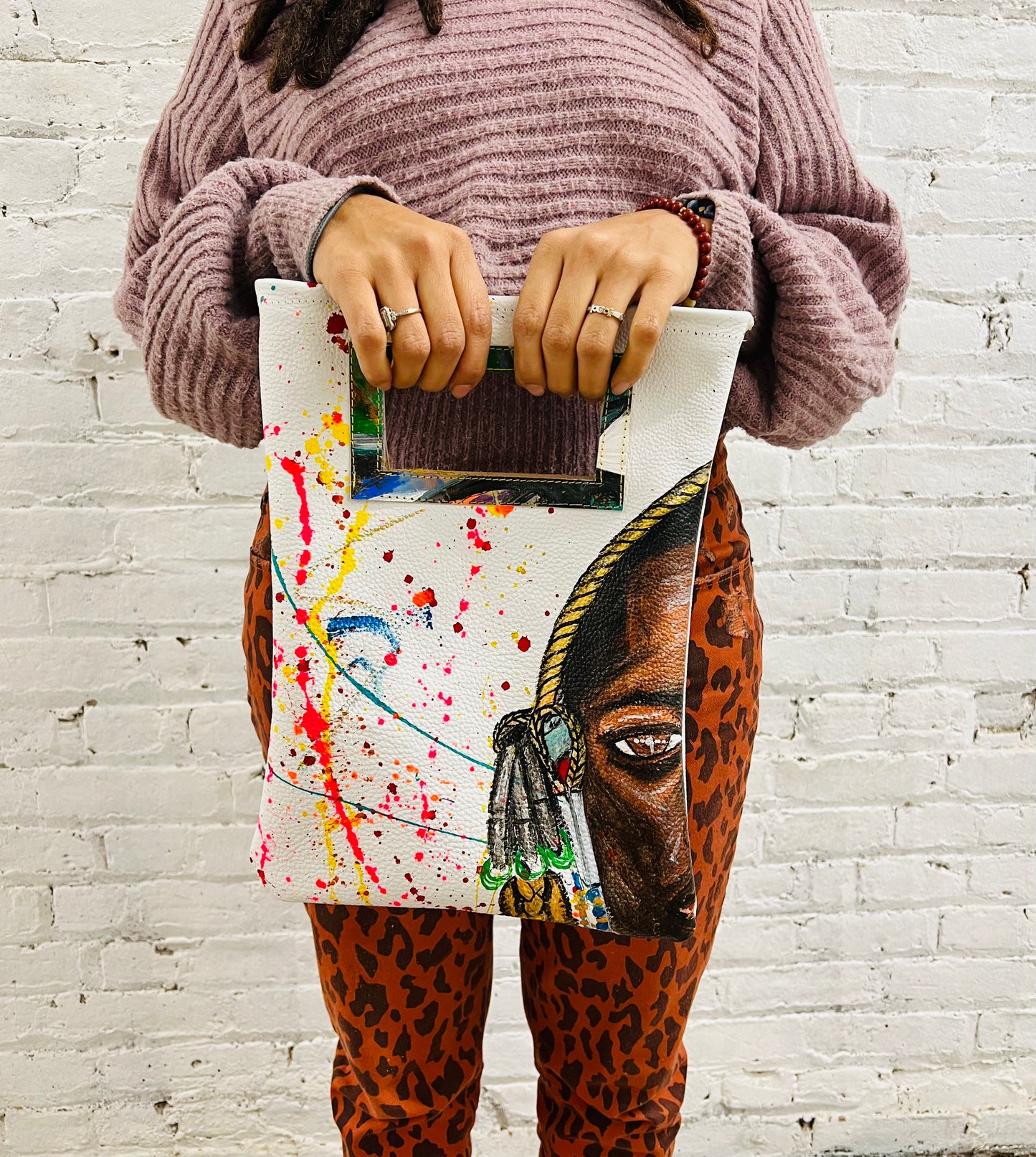 The Mun leather hand bag-Alexander Boyce Studios