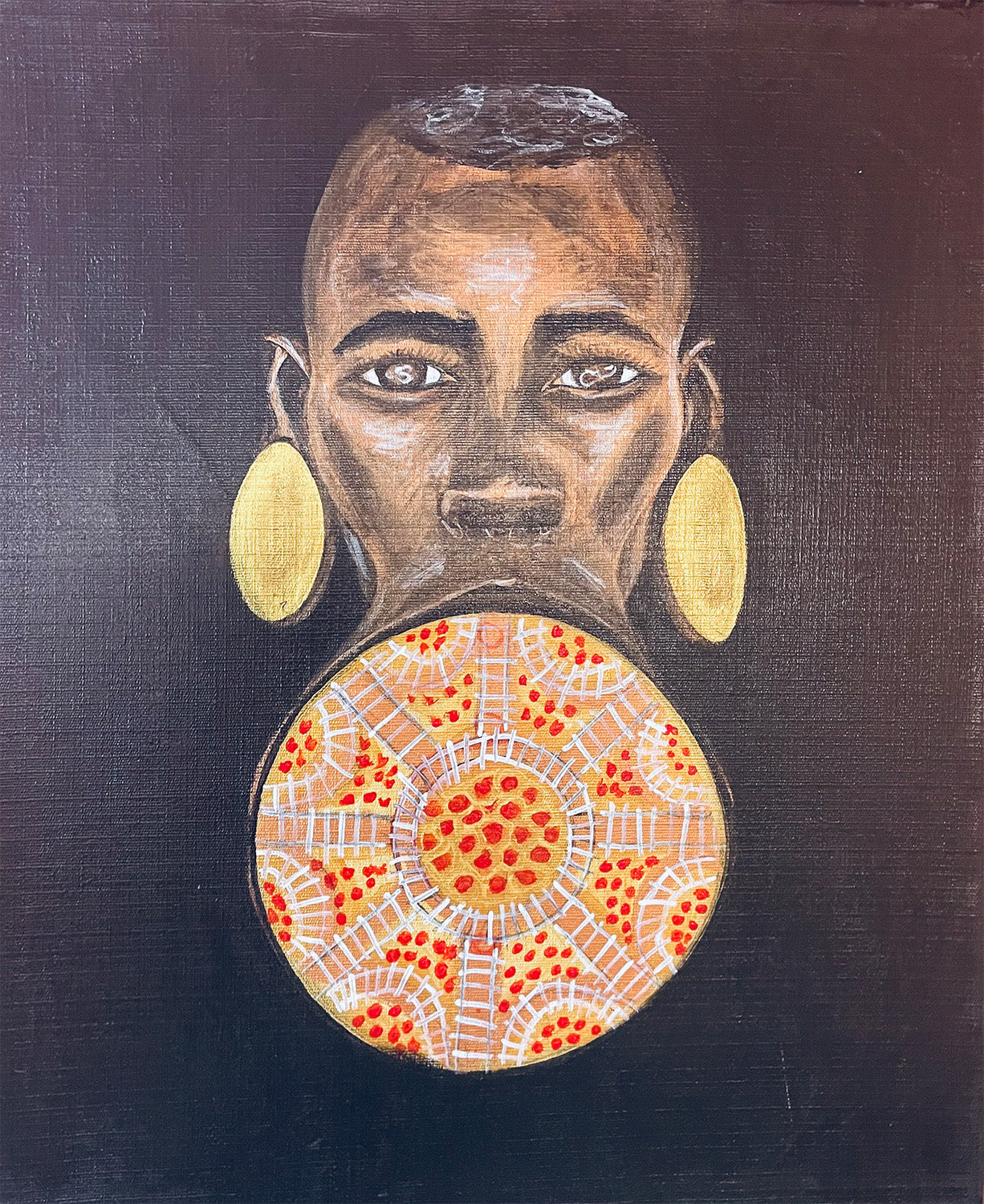 Mursi Queen Painting-Alexander Boyce Studios