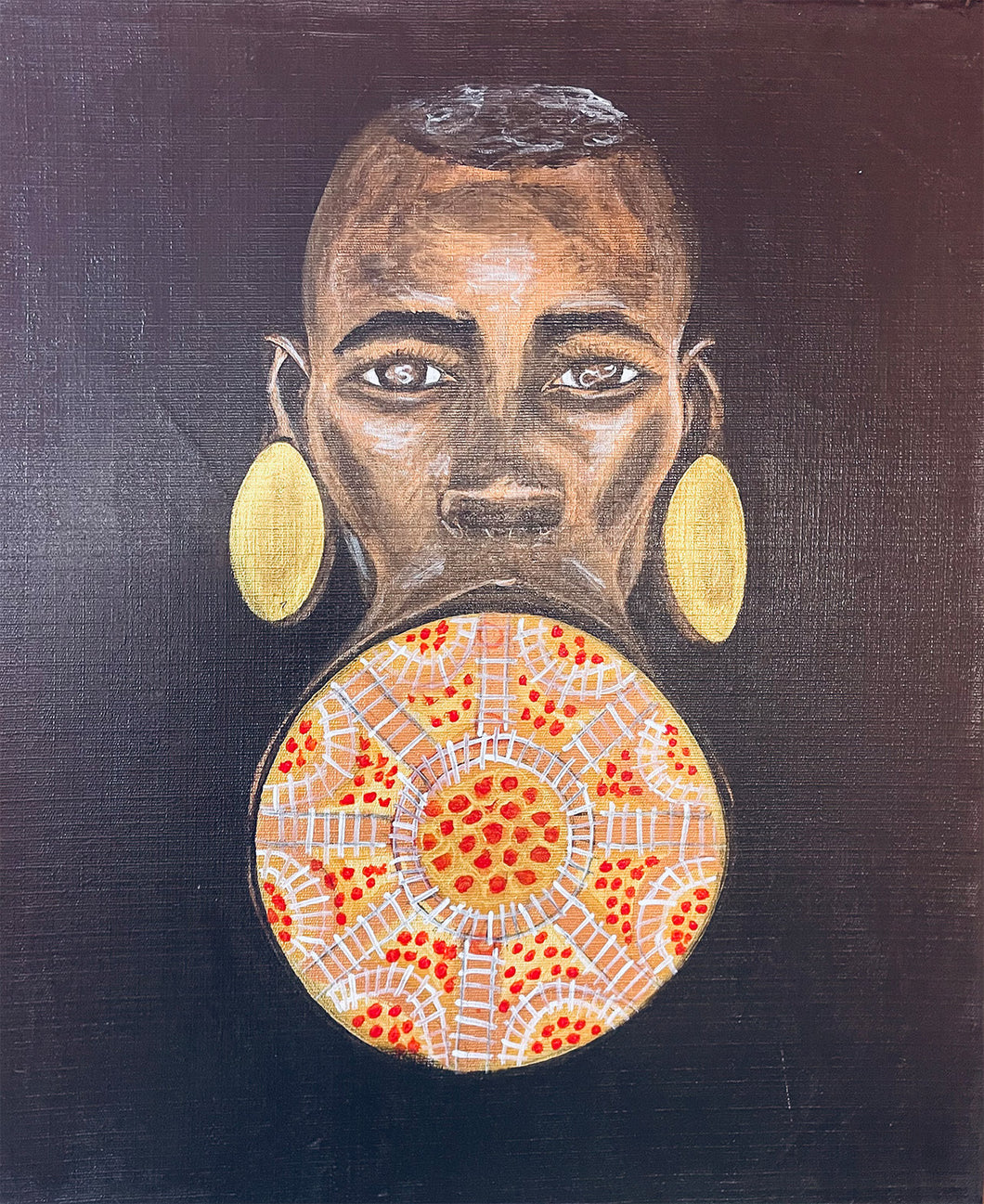 Mursi Queen Painting-Alexander Boyce Studios